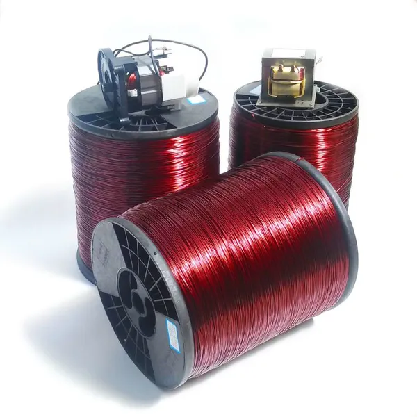 Electrical Wires Factory Direct Supply 130 180 200 220 Degree Round Enameled Aluminum Wire SWG AWG IEC-60317 photo-6