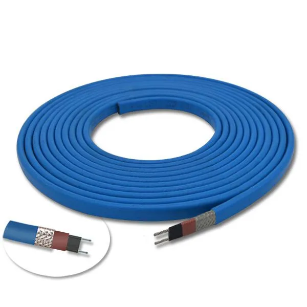 Self Regulating Heating Cable Low Temperature 10 M/pc Include 1.8 Cold Lead and Plug Bus Wire 7*0.42