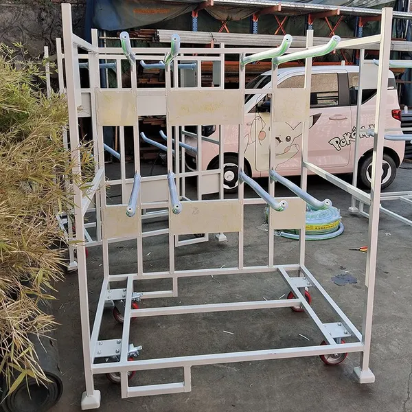 Industrial Metal Turnover Trolley With Adjustable Height photo-2