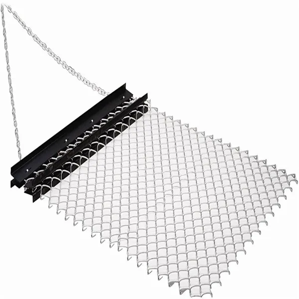 Heavy-Duty ATV UTV Tractor Drag Harrow 4ft X 5ft Square Cutting/Welding Rust-Proof 84in Handle Rake Grader for Yard Leveling photo-3