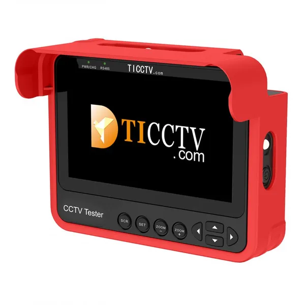 DT V70 HD Combine CCTV Tester - Analog SD/HD CVI AHD TVI Coaxial PTZ Control RS485, 4.3 Inch, 12V Output, Audio Test