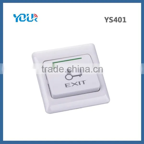 Hot Sale & Cheap Price High Temperature Resistant Plastic Small Push Button Exit With Luminescent Indicators (YS401)