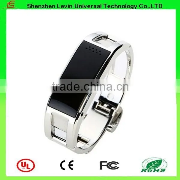 D8 Metal Gold Silver Hot Fitness Tracker Calorie Counter Sleep Monitor Watch Bluetooth Bracelet photo-4