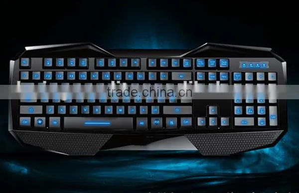 Hot Wired Colorful LED Backlight Mechanical Portable Gaming Keyboard photo-3