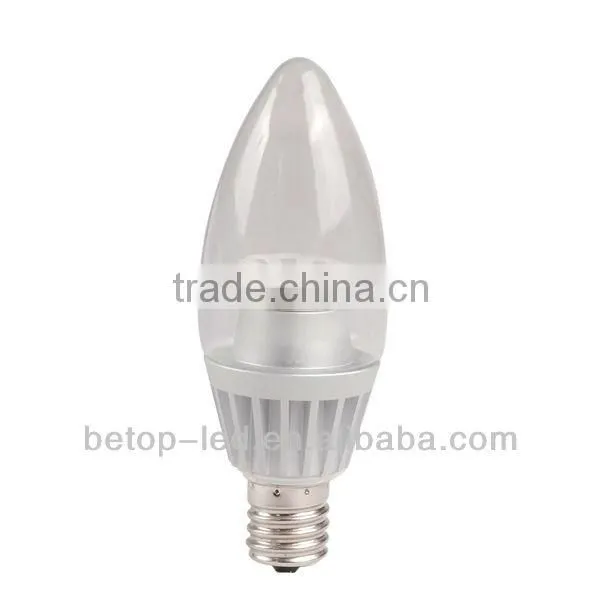 5W led bulbs cob e14/E17 COB LED Candle bulb