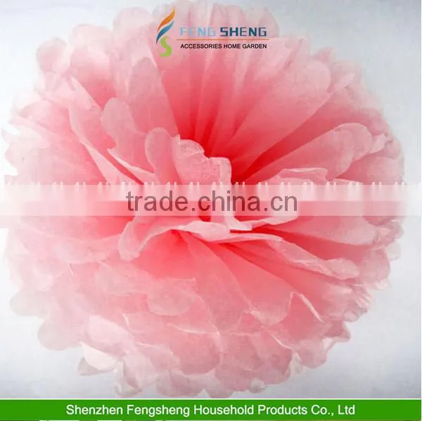 10" Tissue Paper Pompoms Flowers Ball Wedding Table BabyShower Decoration photo-4