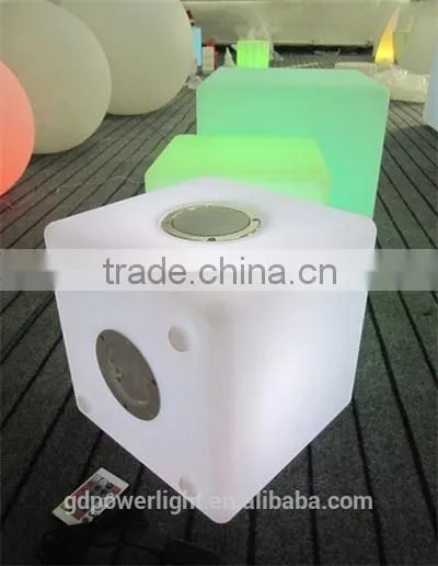 LED Luminaries Cube With Bluetooth Speaker Stereo 4343B5 photo-6