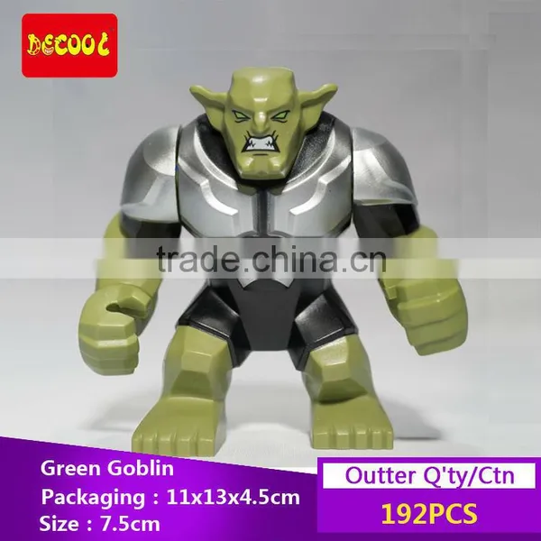 Decool Bricks 0181 SuperHero Movie Action Minifigure Toys Green Goblin Building Bricks Blocks Toys