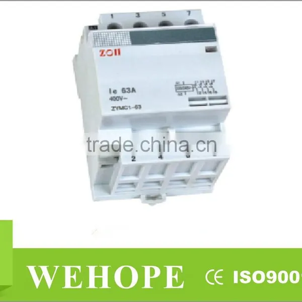 ZYMC1 Modular Contactor,household AC types of contactor,electrical contactor