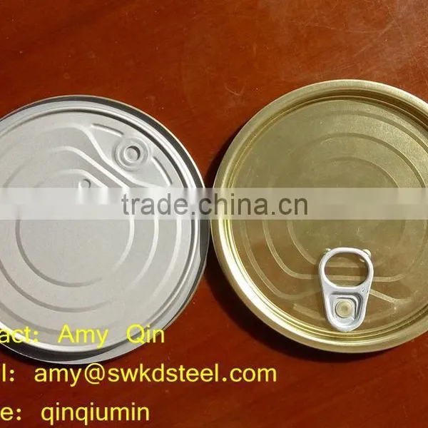 Easy Open End/EOE With White Lacquer for Tomato Paste Cans