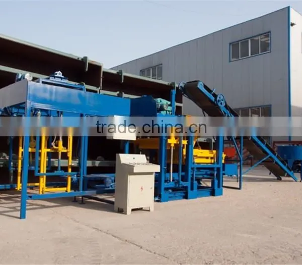 QT4-25 Hydraulic Plants Concrete Hollow Block Making Machinery With PLC Control Box photo-2