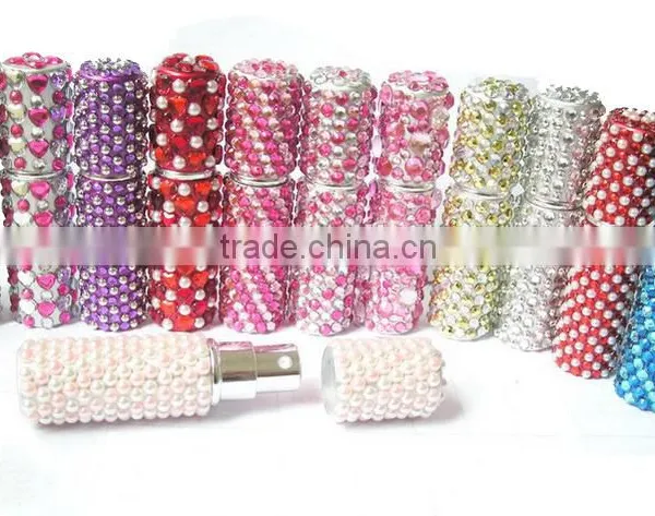 Rhinestone Mixed Heart Shape Perfume Bottle Wedding Gift photo-3