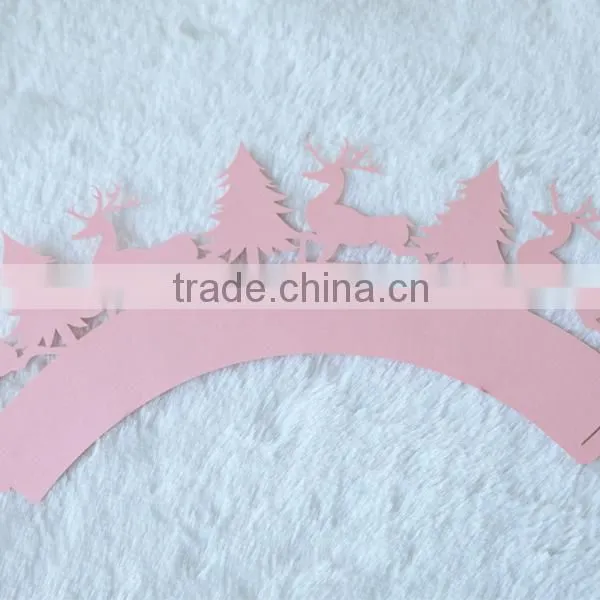 Paper Cupcake Crafts Cupcake With Christmas Deer DG-9 Many Kinds for Your Choose i Believe You Will Find What You Want photo-4