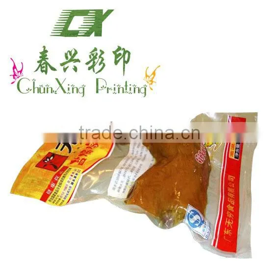 Plastic Printed Vacuum Bag for Chicken Drumstick