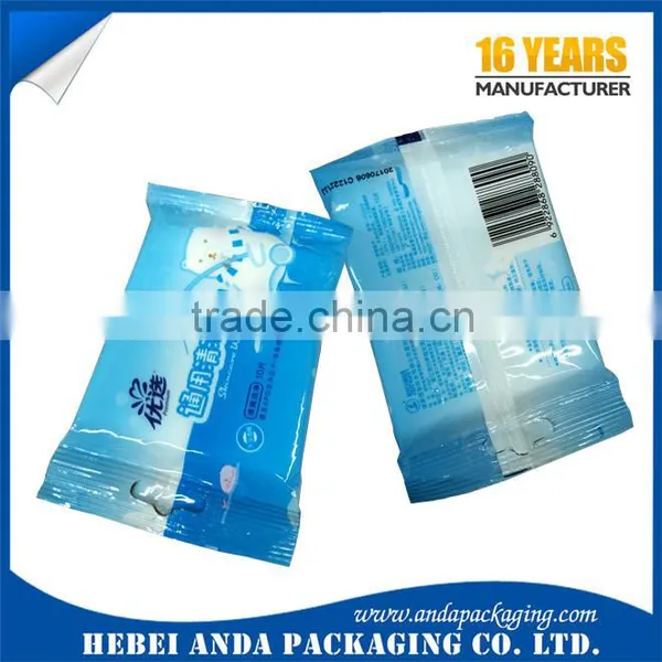Printed Laminated Wet Tissue Plastic Bag Side Gusset /customized Wet Wipes Packaging Material Aluminum Foil Supplier's Choice photo-4