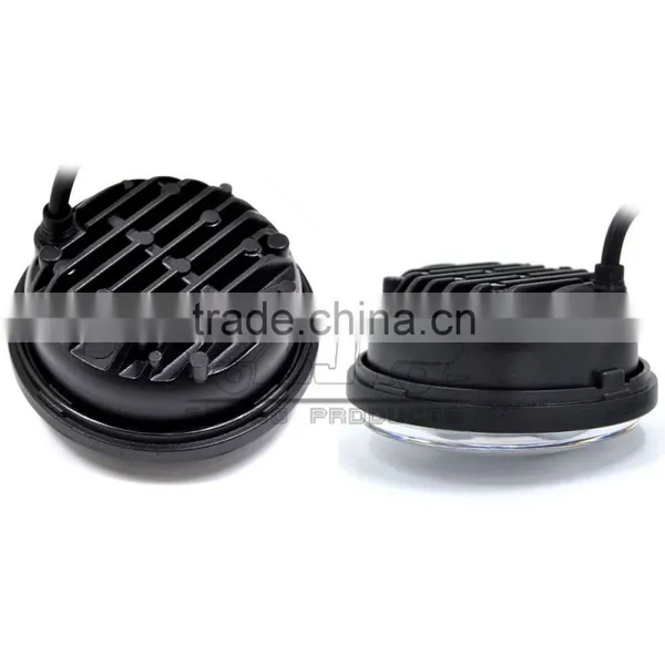 BJ-HL-011 Customized Waterproof Black Auxiliary 4.5" LED Motorcycle Spot Fog Passing Light for Harley Davidson photo-4