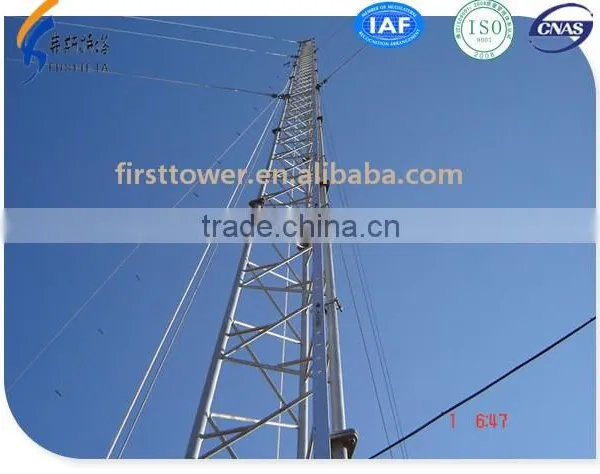Guyed Mast 3-leg Wifi Communication Tower photo-3