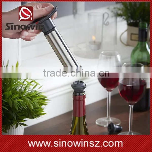 Vacuum Pump Wine Stopper Stainless Steel Wine Bottle Stopper photo-6