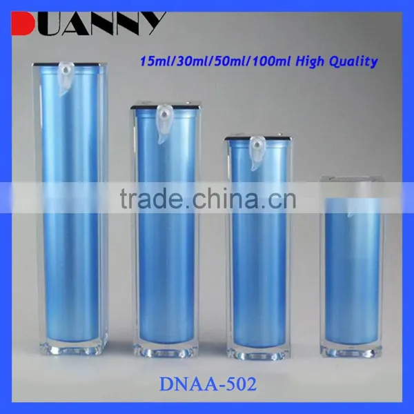 New Style Square Acrylic Cosmetic Pckaging Airless Bottle And Cream Jar With Plastic Spray,Cosmetic Airless Spray Bottles photo-2