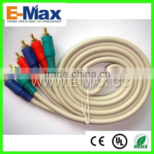 1.2m/4ft Triple 3 RGA Audio Video AV Cable photo-2