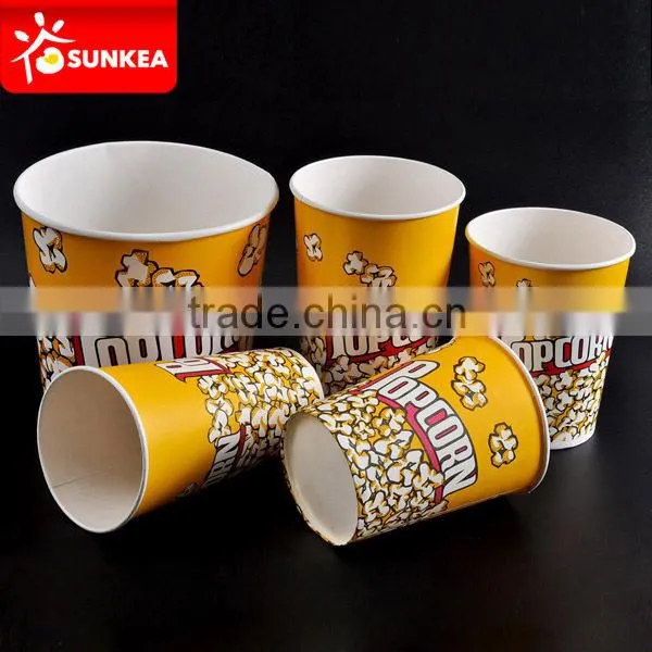 Movie Theatre Style Cheerful Paper Popcorn Cup, Popcorn Bucket photo-5