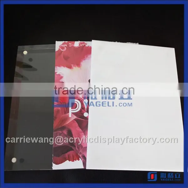 China Supplier Two Side Factory Cheap Acrylic Photo Frame 8"x10" photo-4