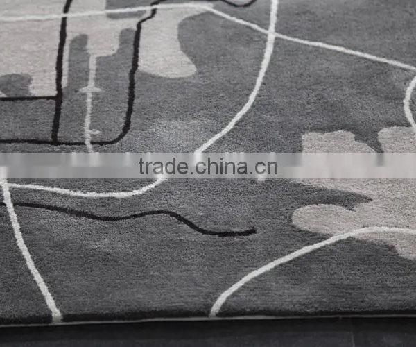 100acrylic/100wool Hand Tufted Carpet For Any Size Living Room RugYB-A039 photo-3