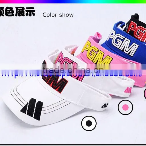 new design embroidery golf visor cap hat