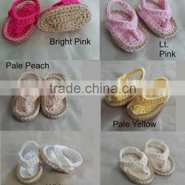 Baby Sandals Crochet Baby Boy Girl Sandals,Baby Shoes,Crochet Baby Flip Flops,Infant Sandals,Crochet Flip Flops photo-2