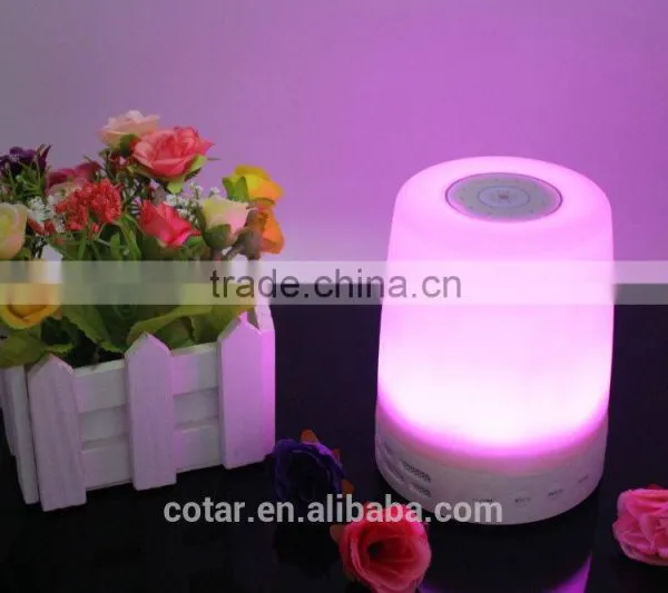2016 AJ99 Wireless Touch Sensor Color Changing Led Table Desk Night Lamp With Portable Mini Speaker Bluetooth photo-5