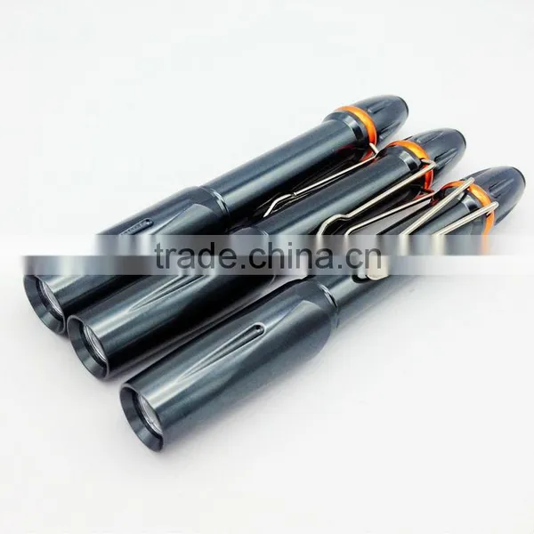 3w Led Pen Flashlight Powered by 2AA Batteries photo-3
