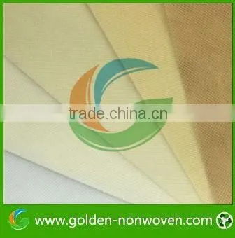 120g/m2 Polypropylene Non Woven Fabric Beige Color (cross Pattern) photo-6