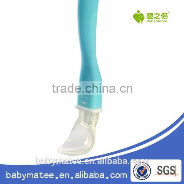 Babymatee Baby Feeding Products Different Colors Good Chemical Resistance Custom Baby Spoon