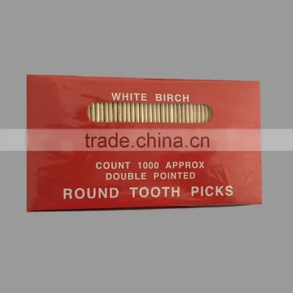 Hot Sale 800pcs Wooden Round Toothpicks photo-6