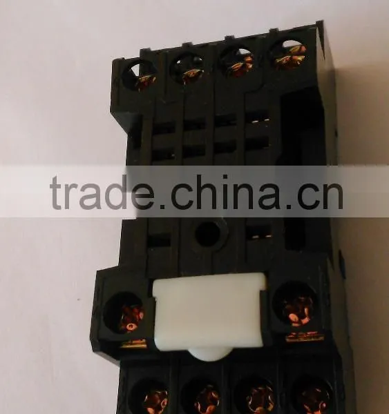 Kontron 12A 4C Contact Din Rail PYF14.5AE With Clip Relay Socket photo-2