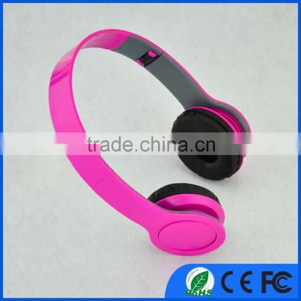 Colorful Headphone Cheap Wired Headphones for tv Hot Sale Headphones Pink photo-3