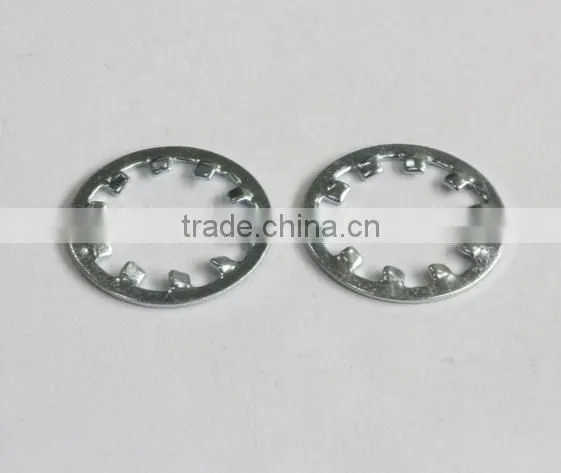 GB861.1 Blue White Zinc Internal Teeth Lock Washers photo-1