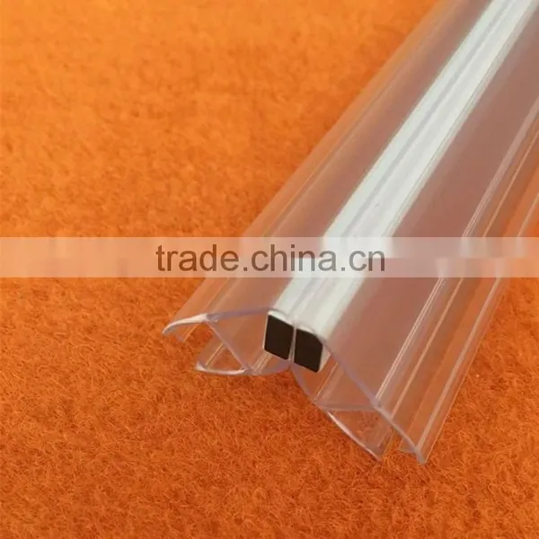 Bathroom Frosted Glass Swing Shower Door D61 photo-5