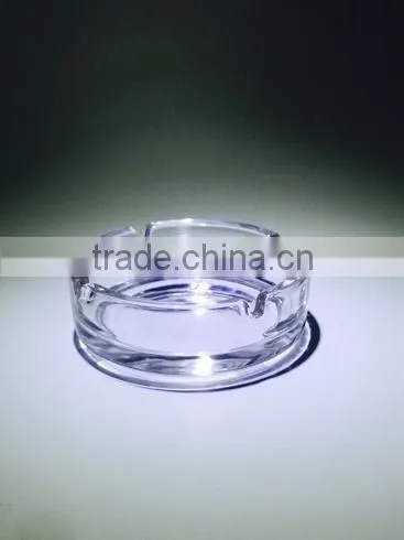 Beautiful Round Glass Ashtray With Customer's Logo photo-2
