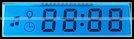 LCD with blue background digit electronic timer lcd display