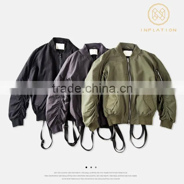 Blank Baseball Jerseys Wholesale Satin Baseball Jacket photo-5