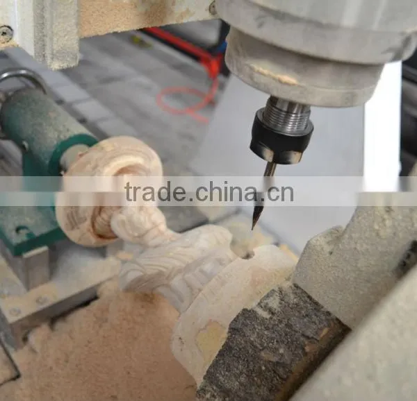 4 Axis Cnc Carving Machine for Wood Door Furniture Guitar Router 1325 1530 Woodworking Machine photo-3