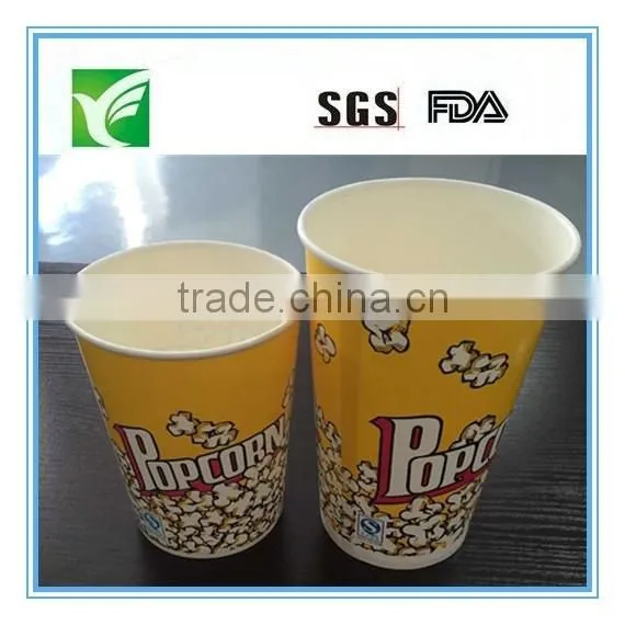 32/46oz Disposable Paper Popcorn Bucket Paper Cups for Popcorn photo-3