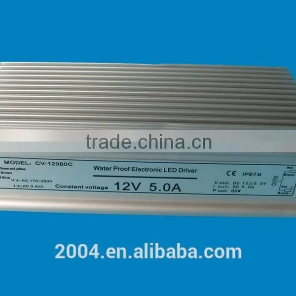 High Efficiency 3 Years Warranty 60w 12v 5amp Power Supply Made in Shenzhen photo-3