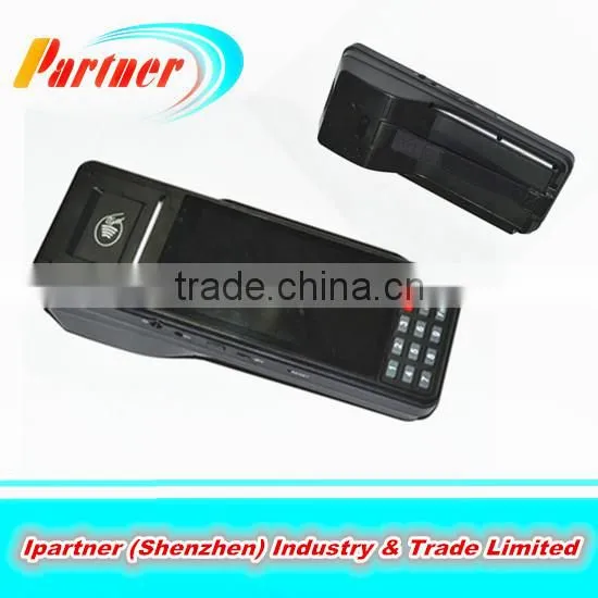 Credit Card Financial Handheld Pos Terminal PDA 3G Barcode, GPS, Bluetooth
