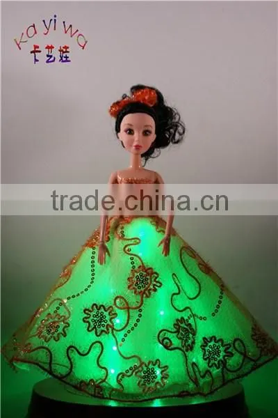 LED / Fiber Optic Resin Christmas Decorations / Girl's Christmas Presents photo-2