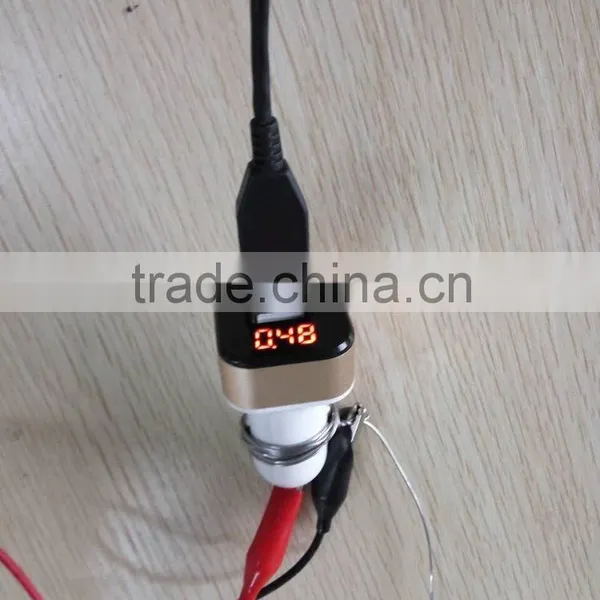 Portable Smart Car Charger Double USB 5V 2.1A 12W Universal USB White Color photo-4