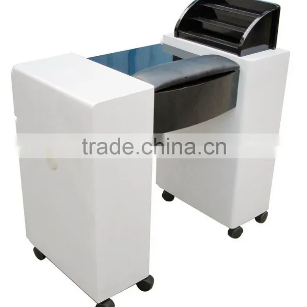LNE-009 Manicure Table, Nail Desk,Nail Table Nail Salon Manicure Table With Polish Holder Cabinet photo-2