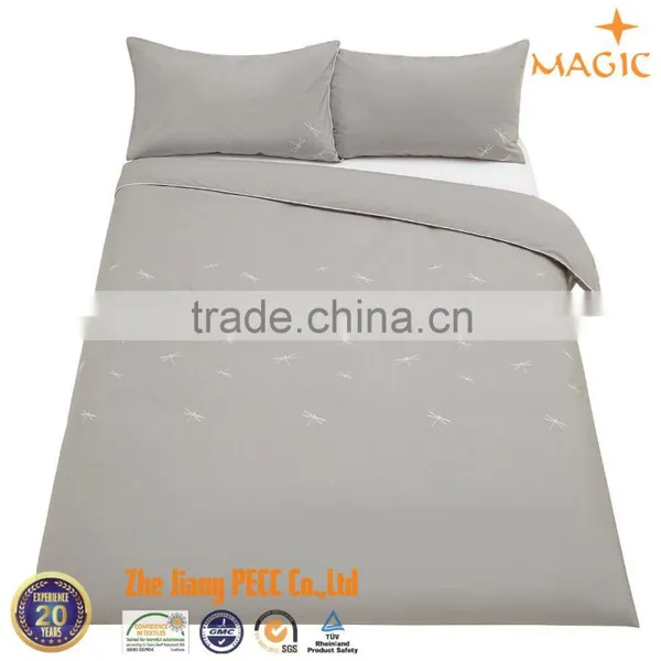 Dragonfly Embroidere Bedding Sets Duvet Cover Pillow Case photo-2