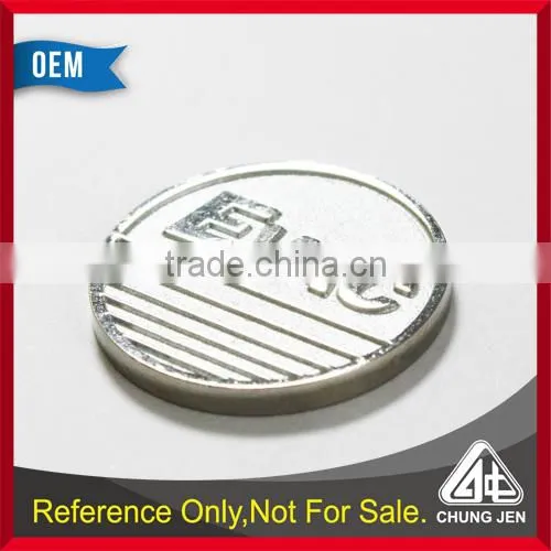Wholesale Bulk Cheap Custom Gold Nickle Euro Trolley Token Manufacturers photo-4